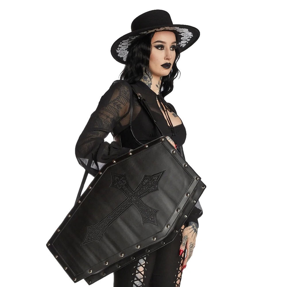 Widow Coffin Duffel bag EUC - Dead Weight Coffin Weekender Bag